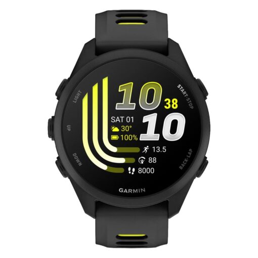 Alternative view of Smartwatch Garmin Forerunner 170 010-03920-00 - Negro Y Amarillo