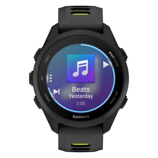 Alternative view of Smartwatch Garmin Forerunner 170 Music 010-03920-10 - Negro Y Amarillo
