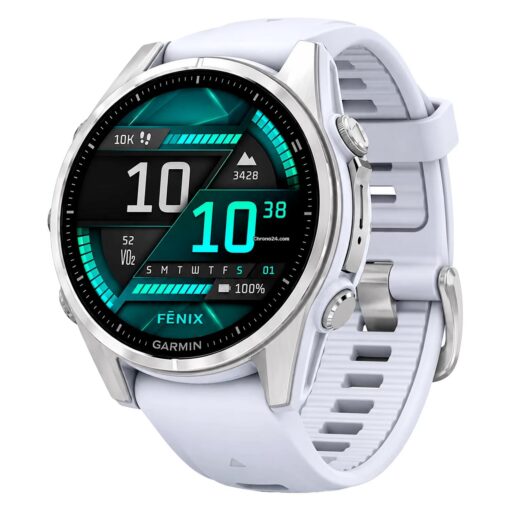 Smartwatch Garmin Fénix 8 010-02903-00 43mm - Blanco Y Plata