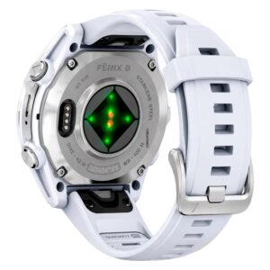 Smartwatch Garmin Fénix 8 010-02903-00 43mm - Blanco Y Plata - Imagen 3