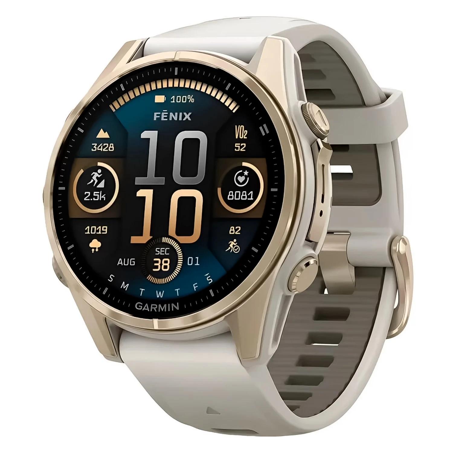 Smartwatch Garmin Fénix 8 010-02903-10 43mm - Dorado