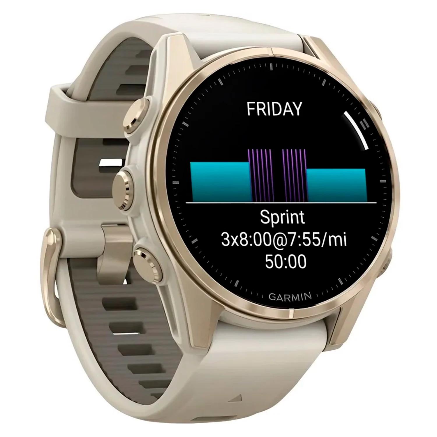 Smartwatch Garmin Fénix 8 010-02903-10 43mm - Dorado - Imagen 3