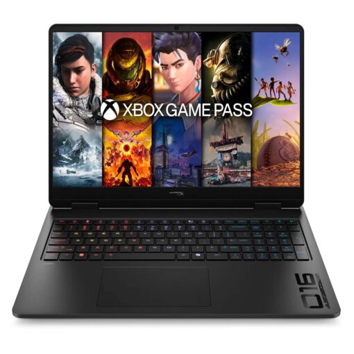Notebook Gamer HP HyperX Omen 16 AMD Ryzen 7-8745HX RTX 5060 16GB RAM 512GB SSD Pantalla 16" 2.5K OLED Windows 11 Inglés Negro - 16-AP1003DX