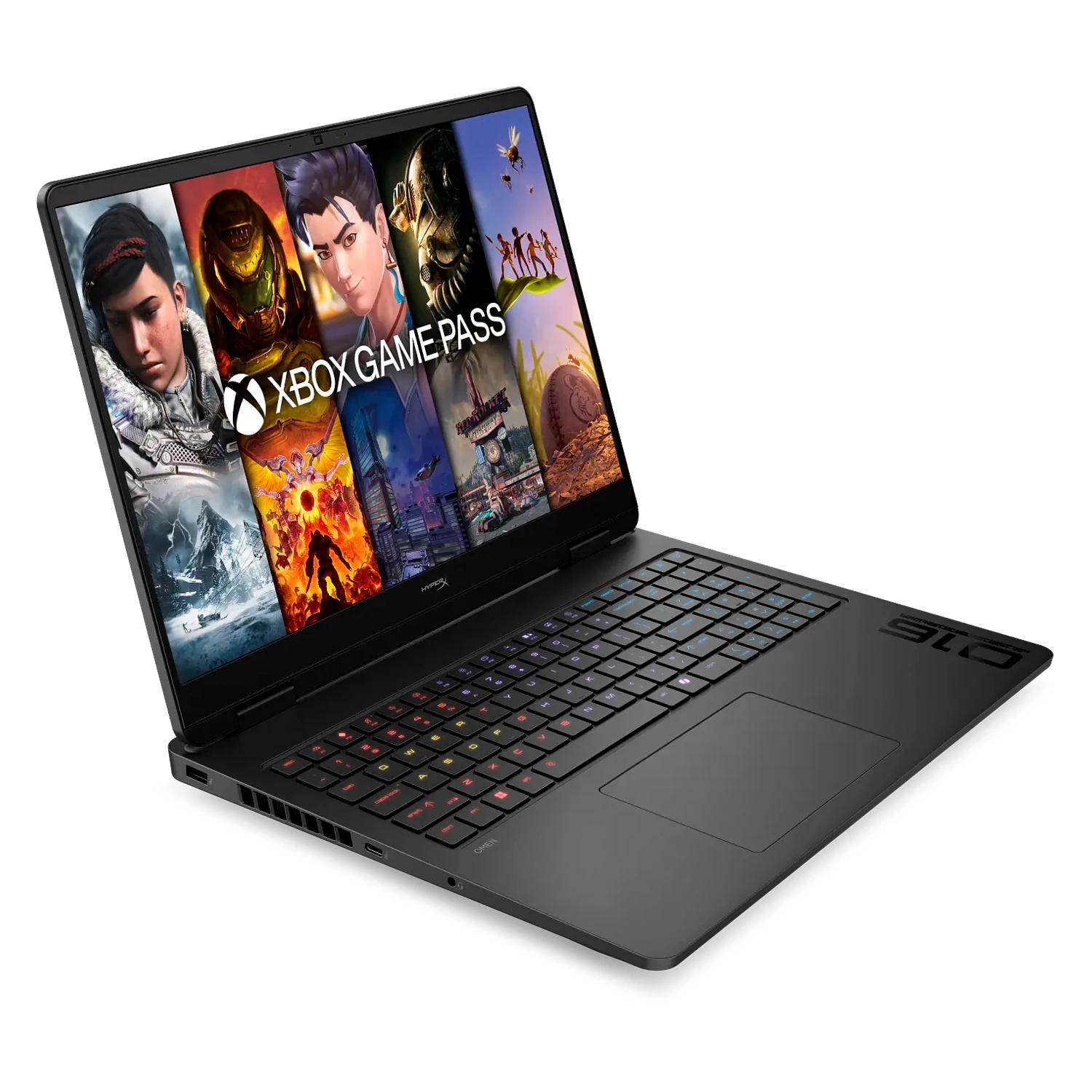 Notebook Gamer HP HyperX Omen 16 AMD Ryzen 7-8745HX RTX 5060 16GB RAM 512GB SSD Pantalla 16" 2.5K OLED Windows 11 Inglés Negro - 16-AP1003DX - Imagen 3