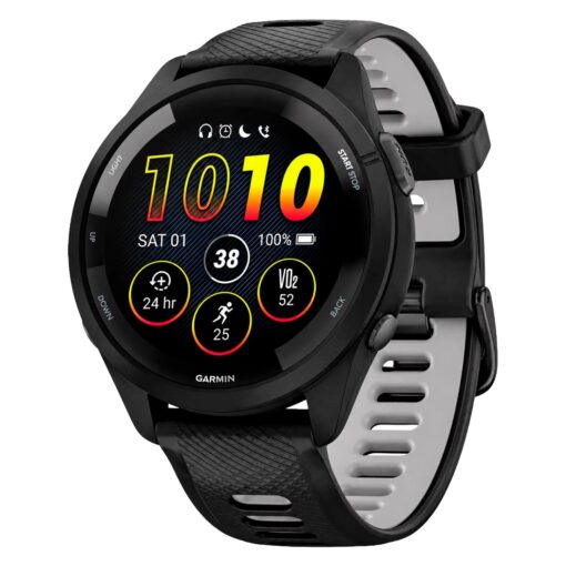 Smartwatch Garmin Forerunner 265 010-02810-10 - Negro Y Gris