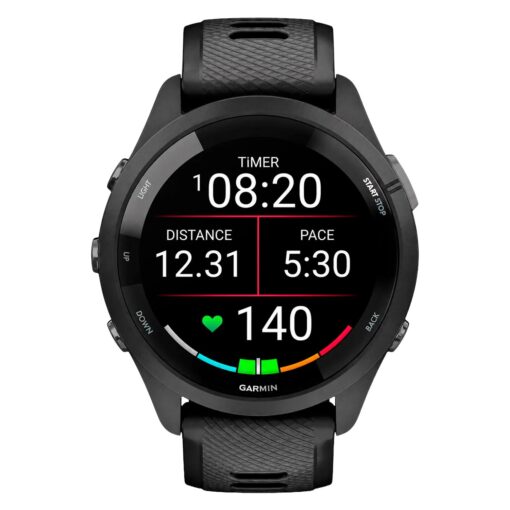 Alternative view of Smartwatch Garmin Forerunner 265 010-02810-10 - Negro Y Gris