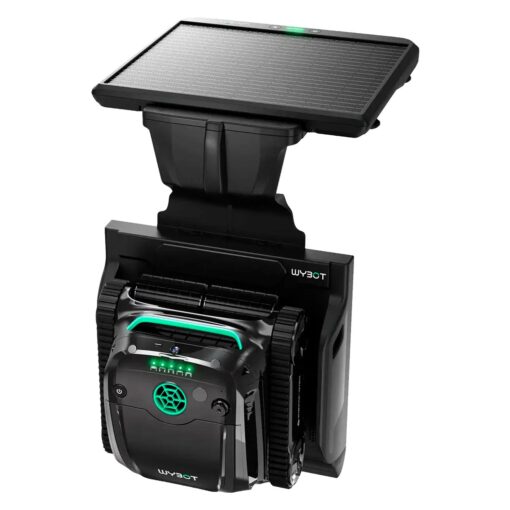 Robot Aspiradora Wyvot S2 Solar Vision Para Piscina - Negro
