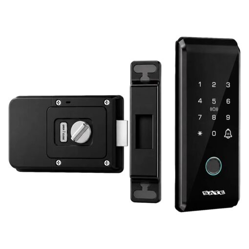 Cerradura Digital Satellite Sl-60 Touch Y Tarjeta Rfid - Negro