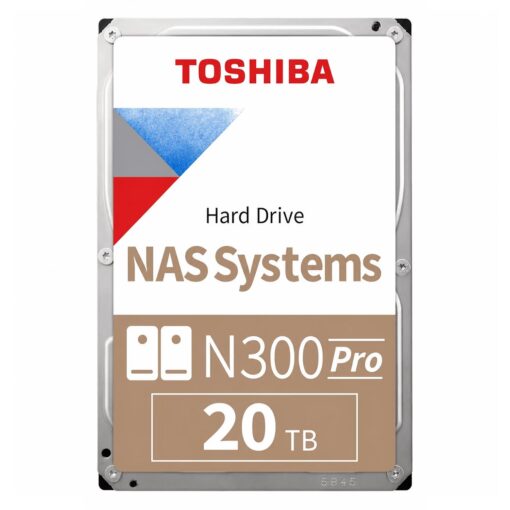 HD Toshiba N300 Pro NAS 20TB 3.5" SATA 3 7200RPM - HDWG82AXZSTBU