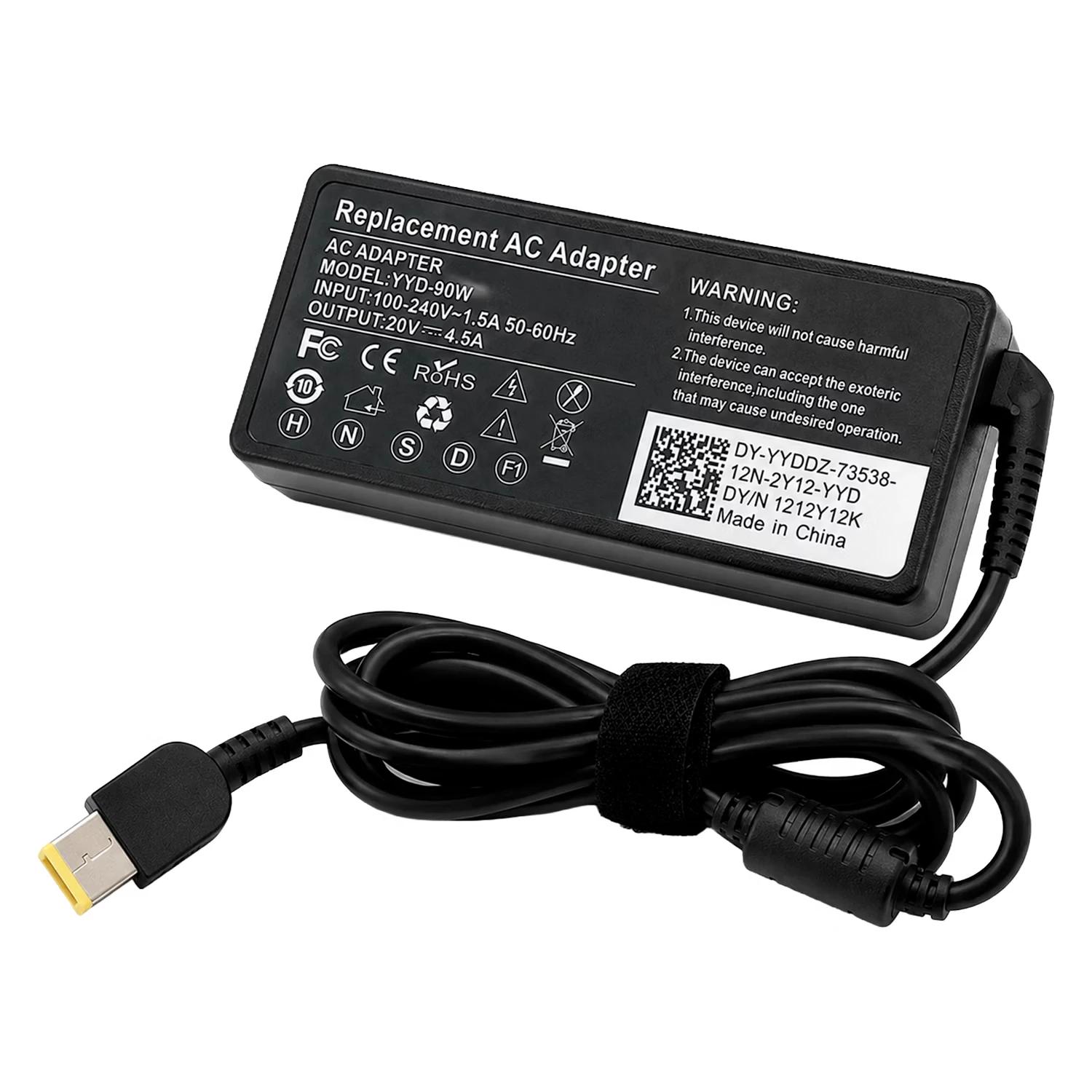 Fonte para Notebook Lenovo 20V 4.5A 90W Bivolt - Preto