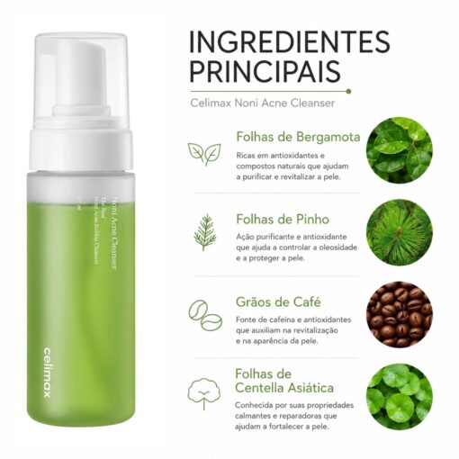 Alternative view of Espuma De Limpieza Facial Celimax The Real Noni Acne Bubble Cleanser 155ml