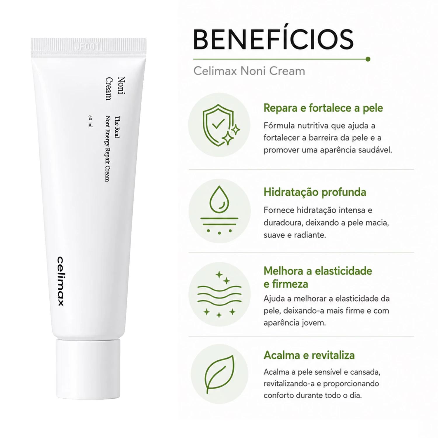 Creme Facial Celimax The Real Noni Energy Repair 50ml - Imagen 3