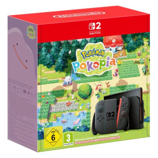 Consola Nintendo Switch 2 Pokémon Pokopia 256GB Digital UK - Gris