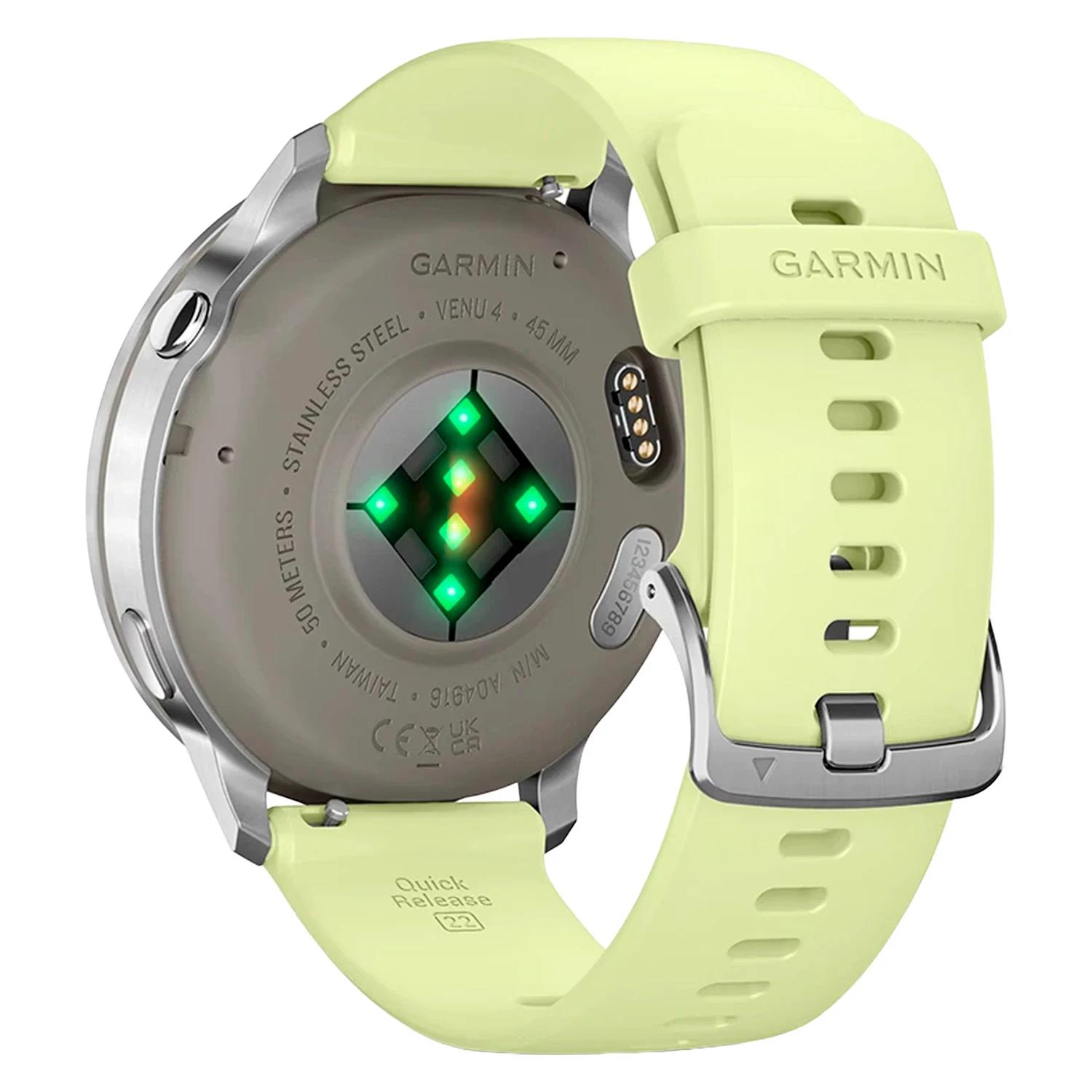 Smartwatch Garmin Venu 4 010-03014-02 45mm Plata - Citron - Imagen 4