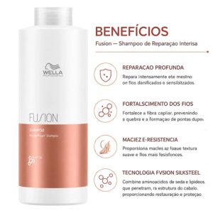 Cos Shampoo Wella Fusion Repair 500ml - Imagen 2