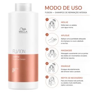 Cos Shampoo Wella Fusion Repair 500ml - Imagen 4