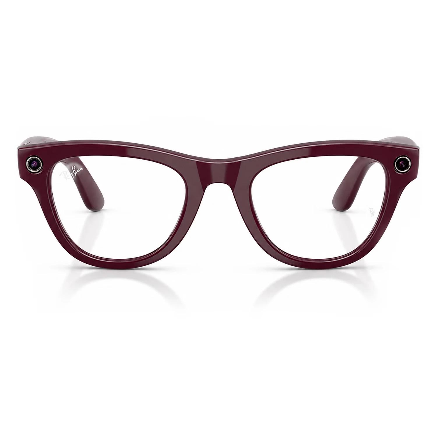 Óculos Ray-Ban Skyler Gen 2 RW4014 WiFi Meta IA 32GB - Preto Brilhante Lente Transparente