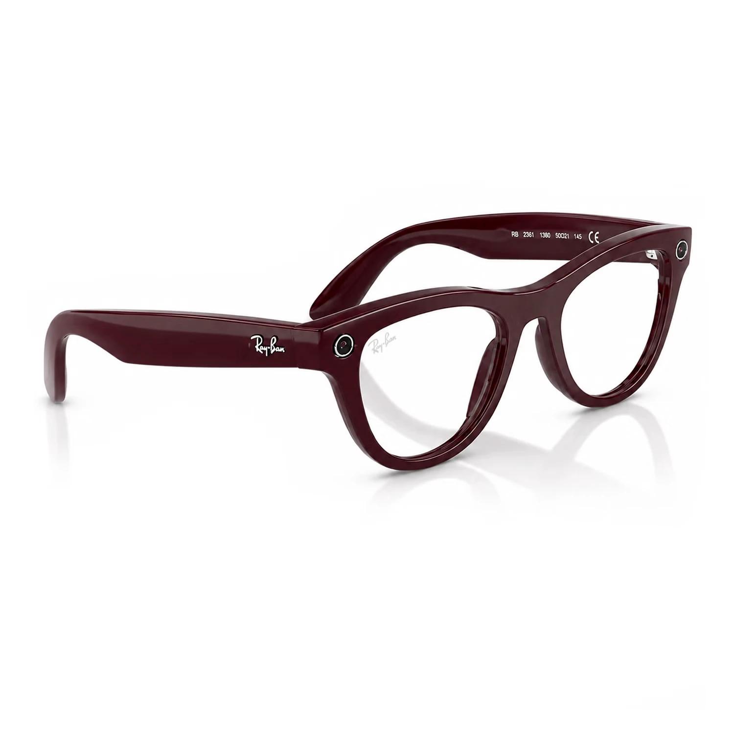 Óculos Ray-Ban Skyler Gen 2 RW4014 WiFi Meta IA 32GB - Preto Brilhante Lente Transparente - Imagen 3