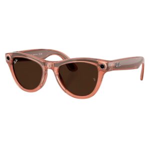 Lentes Smart Ray-ban Skyler Rw4014 Shiny Trap/peach/trs/brown G2 - Imagen 4