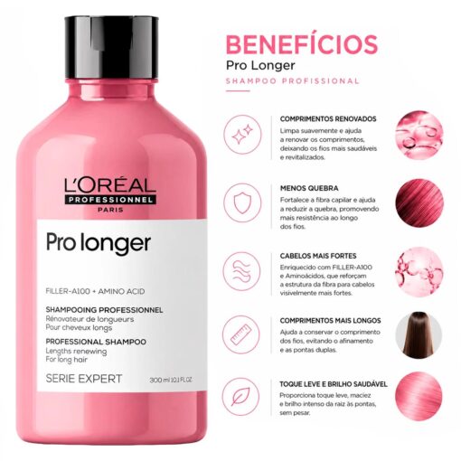 Alternative view of Shampoo L'oréal Serie Expert Pro Longer 300ml