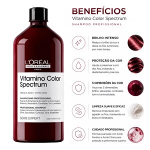 Shampoo L'oréal Vitamino Color Spectrum 1500ml - Imagen 2