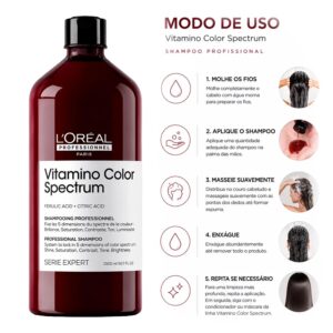 Shampoo L'oréal Vitamino Color Spectrum 1500ml - Imagen 4