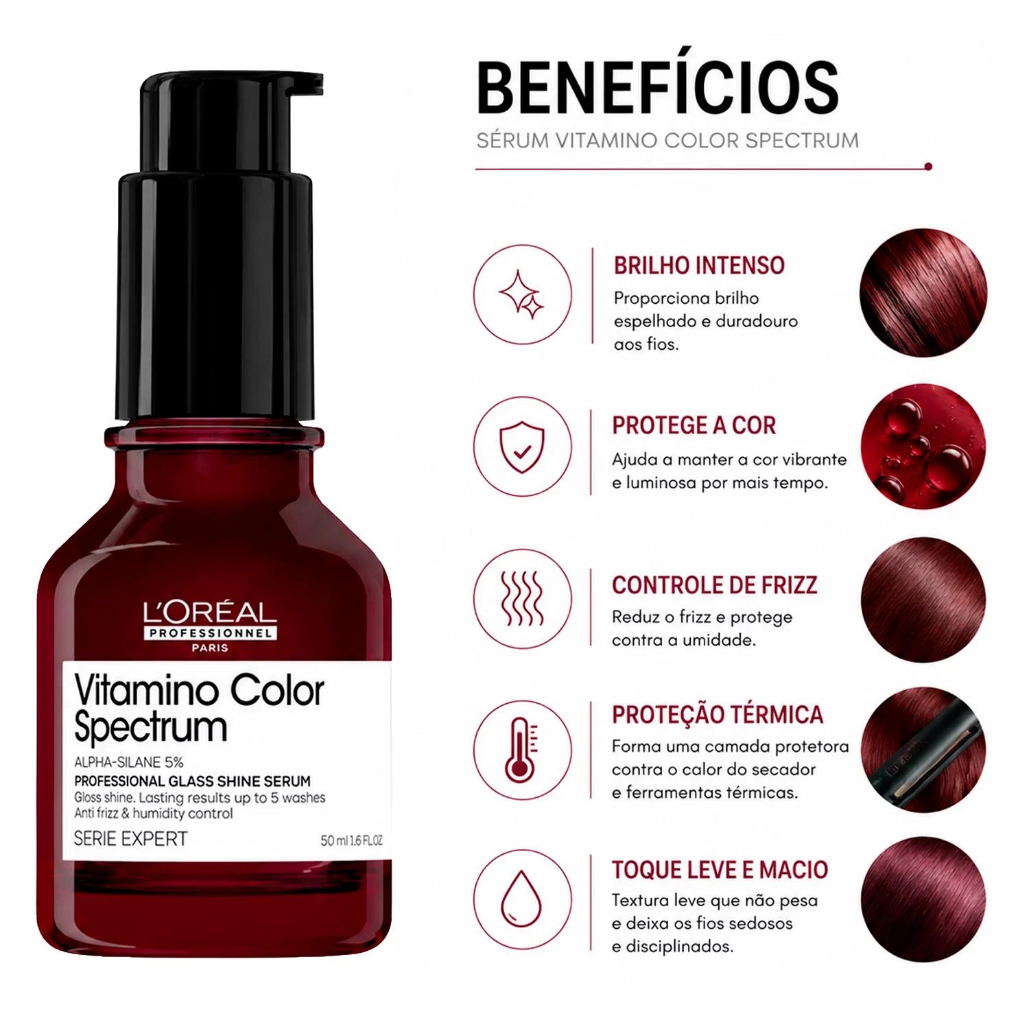 Sérum Capilar L'oréal Vitamino Color Spectrum 50ml - Imagen 2