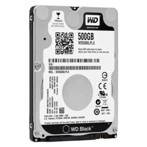 HD Western Digital Black 500GB 2.5" SATA 3 7200RPM Para Notebook - WD5000LPLX - Imagen 2