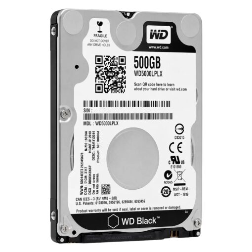 Alternative view of HD Western Digital Black 500GB 2.5" SATA 3 7200RPM Para Notebook - WD5000LPLX