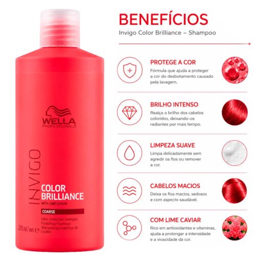 Alternative view of Shampoo Wella Professionals Invigo Color Brilliance Coarse 500ml