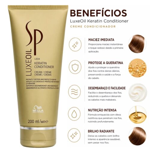 Alternative view of Condicionador Wella Professionals Sp Luxe Oil Keratin 200ml