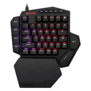 Teclado Redragon K585rgb-m Diti (uma Mao) Rgb - Red