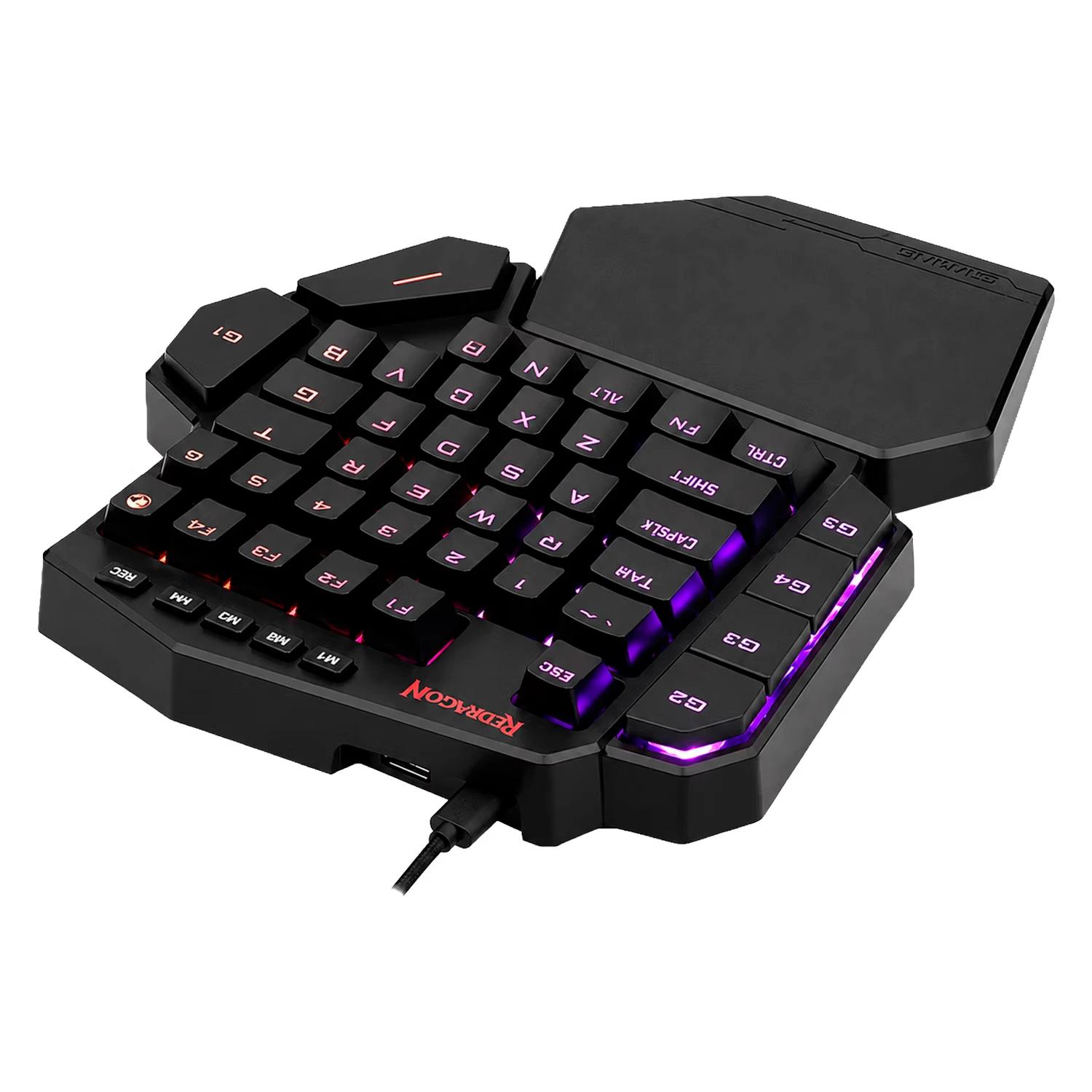 Teclado Redragon K585rgb-m Diti (uma Mao) Rgb - Red - Imagen 3