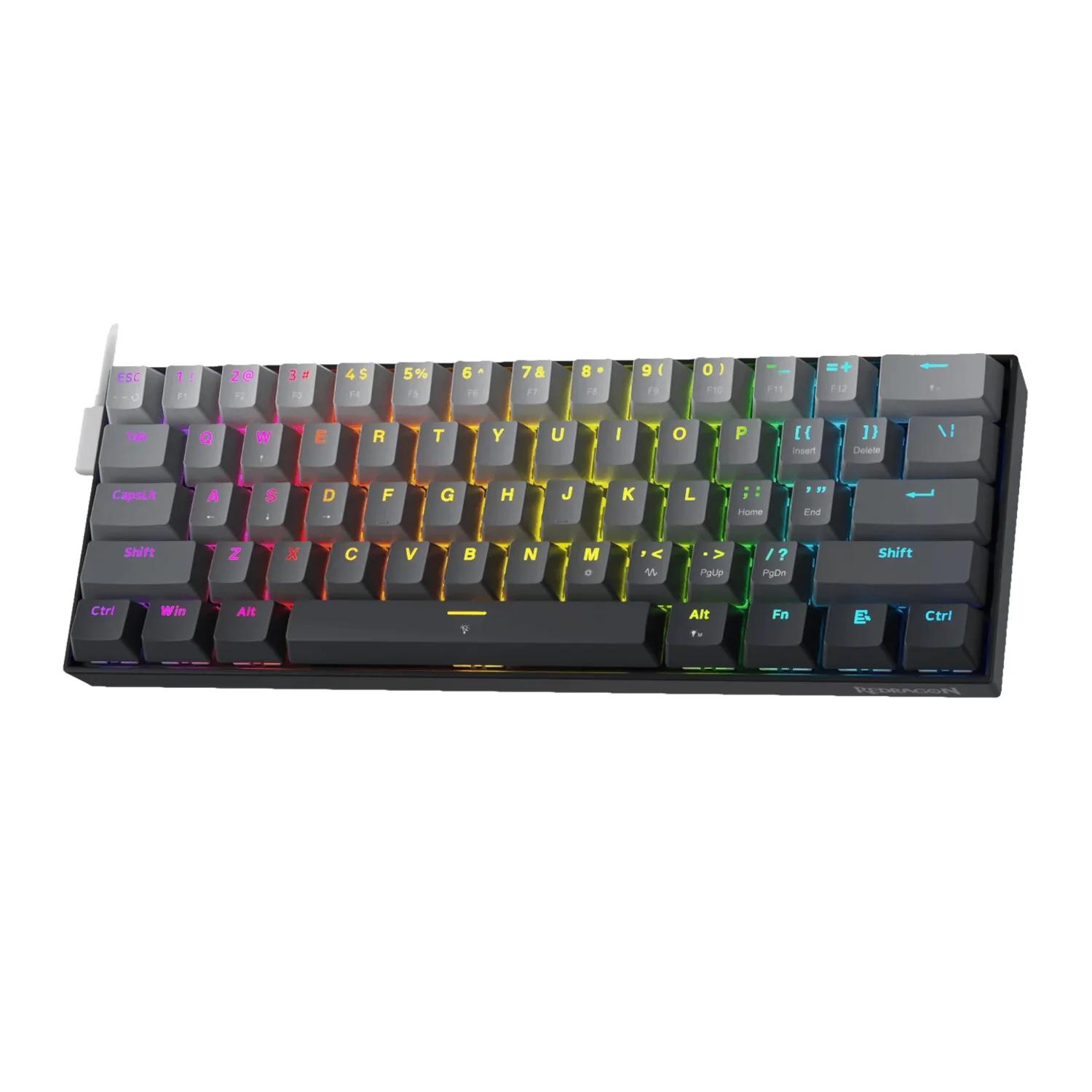 Teclado Redragon K617ggb Rgb Mp Fizz Magnetic- Usa - Imagen 2