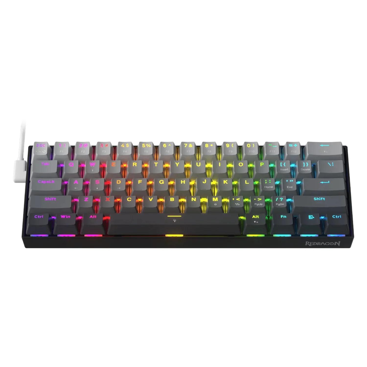 Teclado Redragon K617ggb Rgb Mp Fizz Magnetic- Usa - Imagen 3
