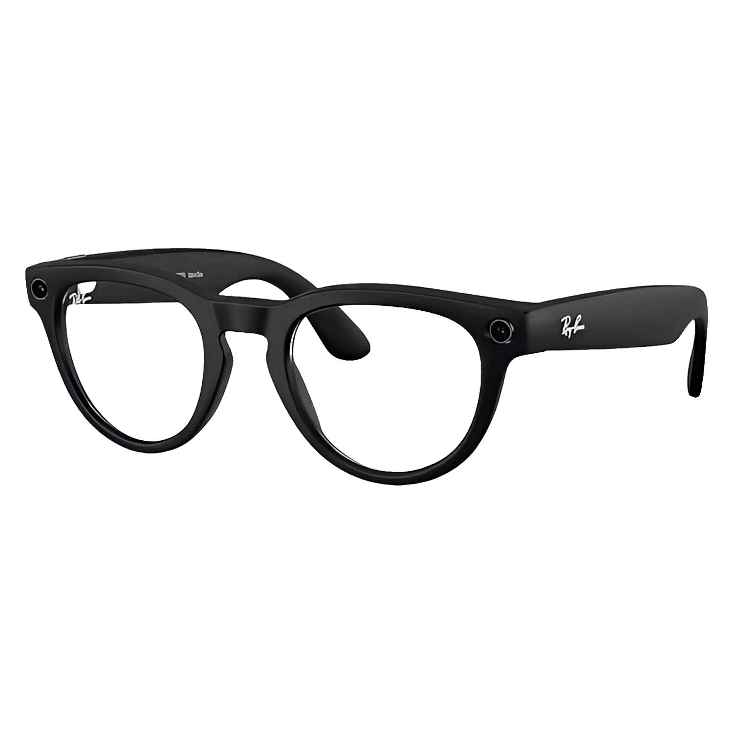 Anteojos De Sol Ray-ban Headliner Gen 2 Rw4013 Wifi Meta Ia 32gb - Negro Brillante Transitions Verde Grafite - Imagen 2