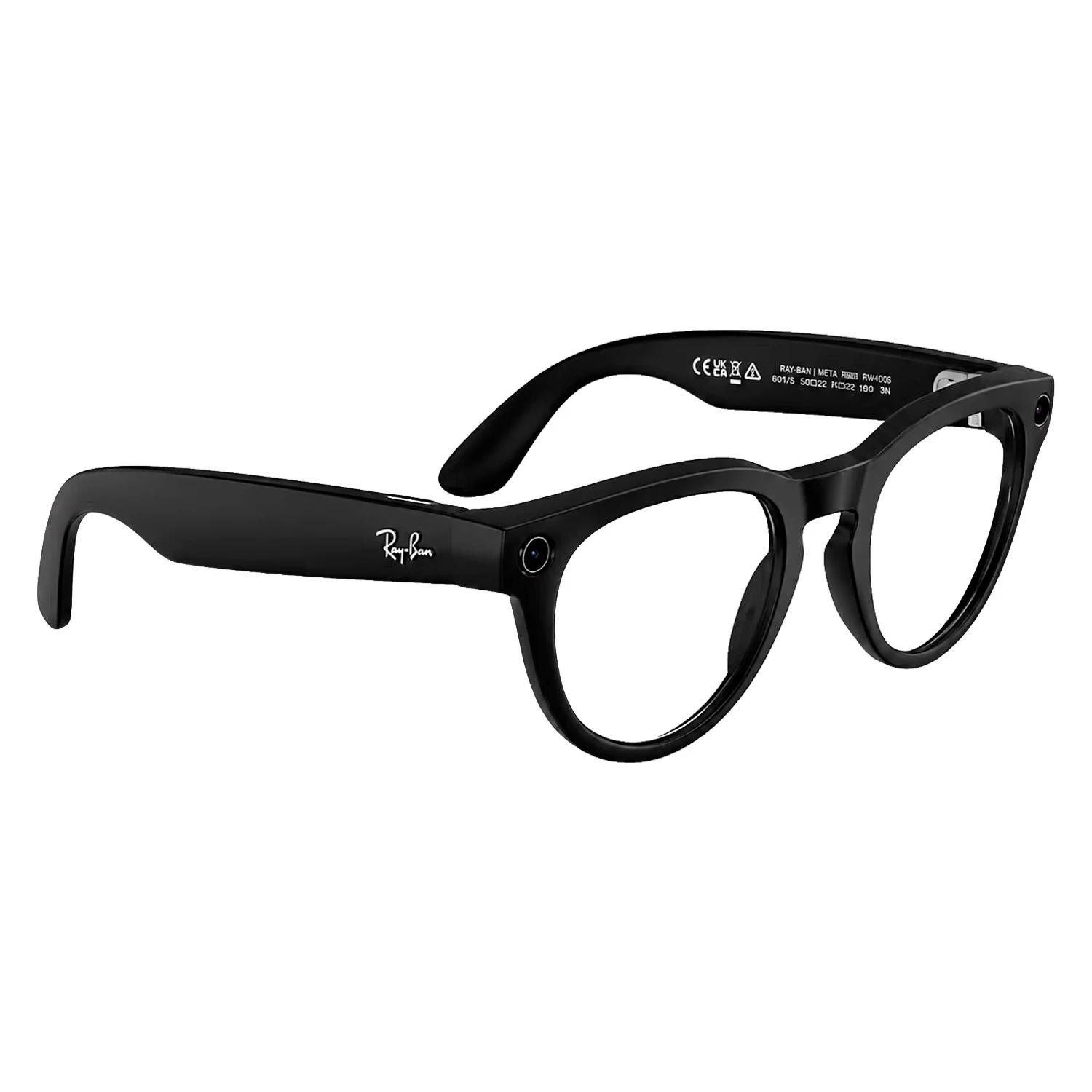 Anteojos De Sol Ray-ban Headliner Gen 2 Rw4013 Wifi Meta Ia 32gb - Negro Brillante Transitions Verde Grafite - Imagen 3