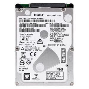HD Hitachi Travelstar Pull 500GB 2.5" 7200RPM Para Notebook - HTS725050A7E630