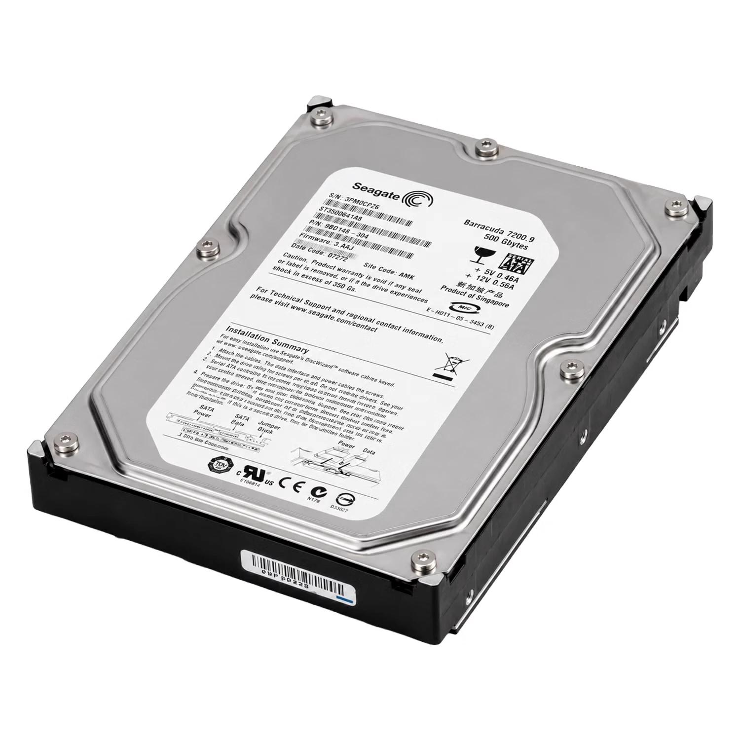 HD Seagate Barracuda Pull 500GB 3.5" SATA 2 7200RPM - ST3500641AS - Imagen 2