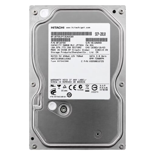 Hd Pull Sata2 500gb Hitachi H3d5001672s 16mb 7200rpm