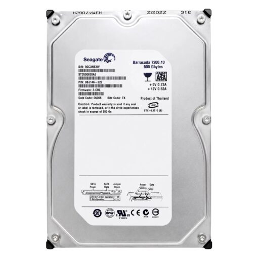 Hd Seagate Barracuda Pull 500gb 3.5" Sata 2 7200rpm - St3500630as