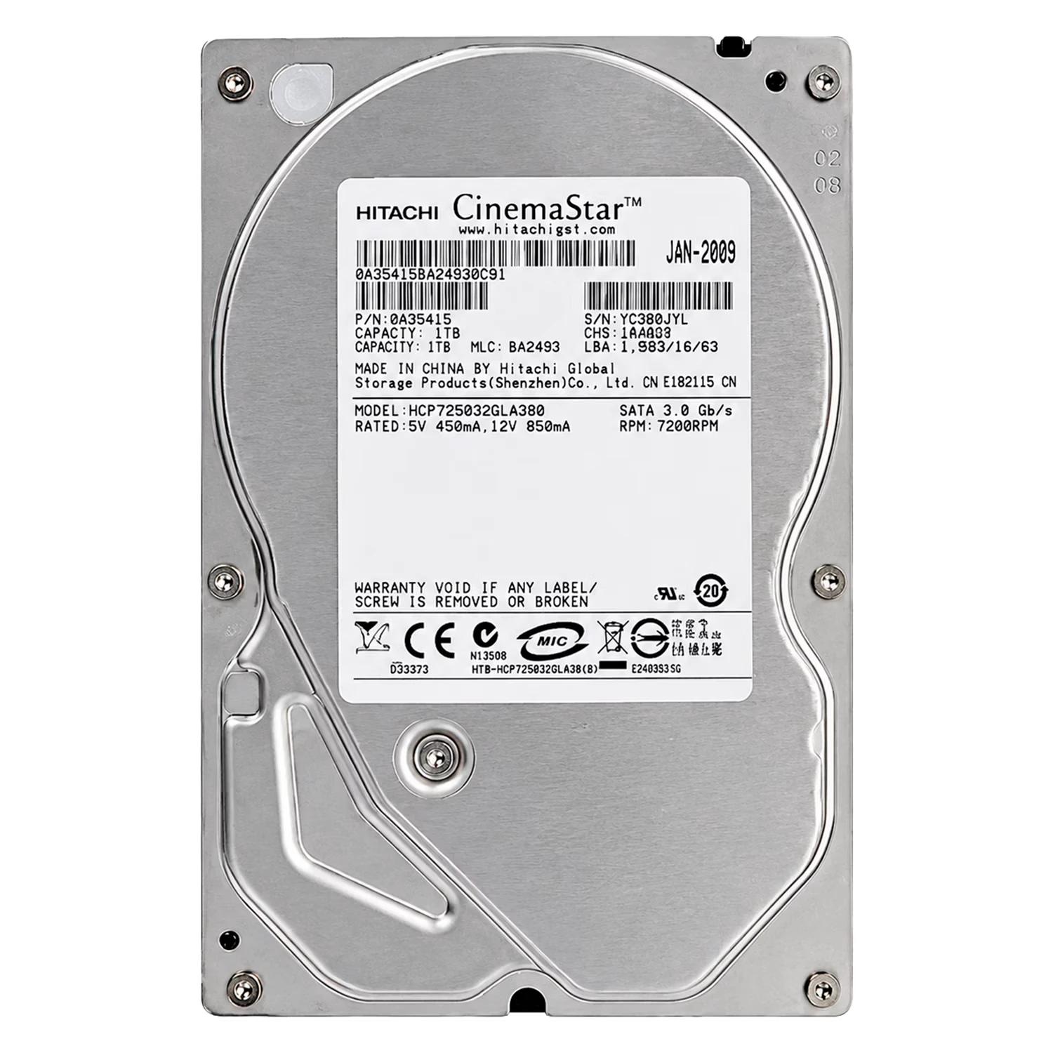 Hd Hitachi Pull 500gb 3.5" Sata 2 7200rpm - Hcp725050gla380