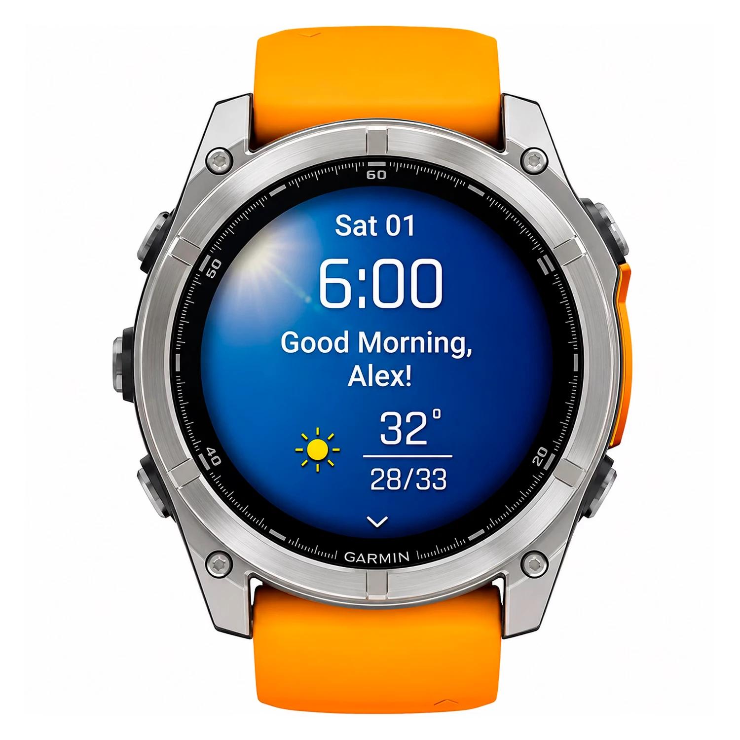 Smartwatch Garmin Fenix 8 010-02905-10 51mm - Laranja - Imagen 2