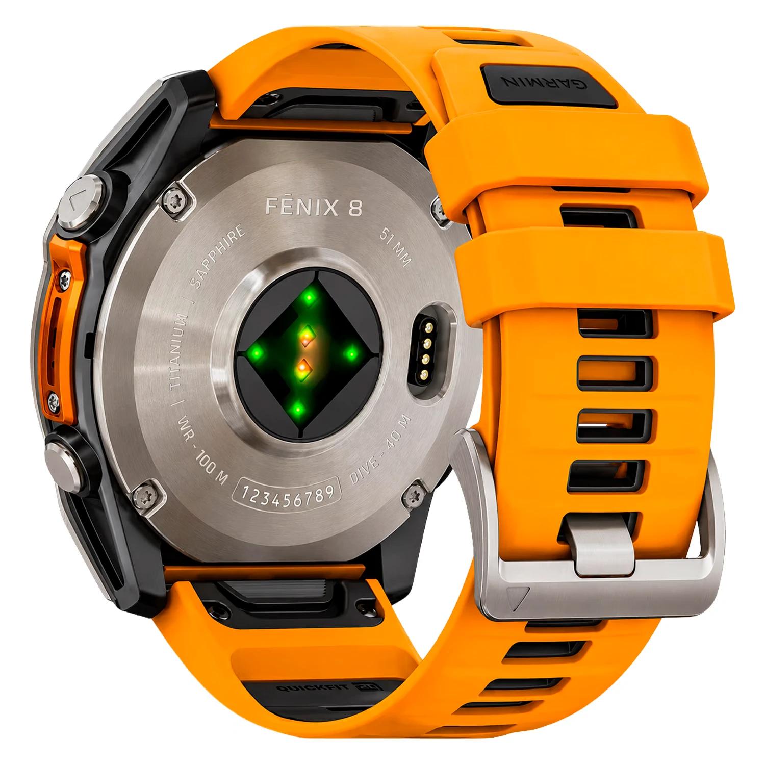 Smartwatch Garmin Fenix 8 010-02905-10 51mm - Laranja - Imagen 3