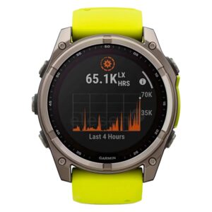 Smartwatch Garmin Fénix 8 Solar Sapphire 010-02907-21 51mm - Titanio Amarillo - Imagen 2