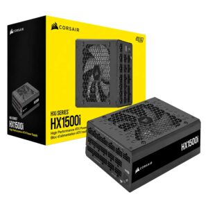 Fonte Corsair Hx1500i Cp-9020309-na Atx 1500w 80plus Platinum Bivolt - Negro
