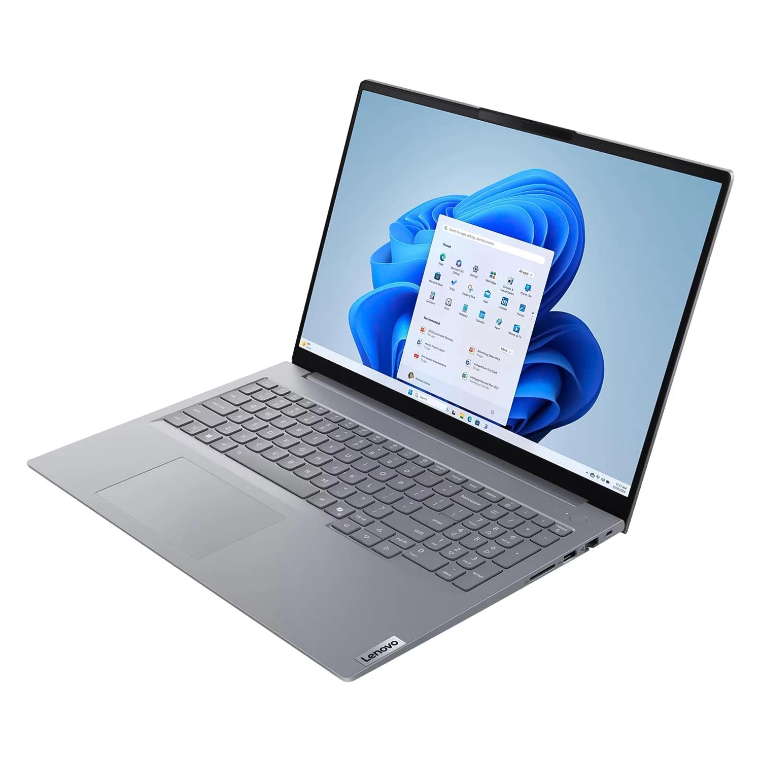 Notebook Lenovo ThinkBook 16 Intel Core Ultra 7-255H 32GB RAM 2TB SSD Tela 16" Full HD+ Windows 11 Inglês Cinza - 197528357201 - Imagen 2