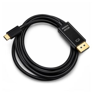 Cable Adaptador Displayport Macho Para USB-C 1.8 Metros
