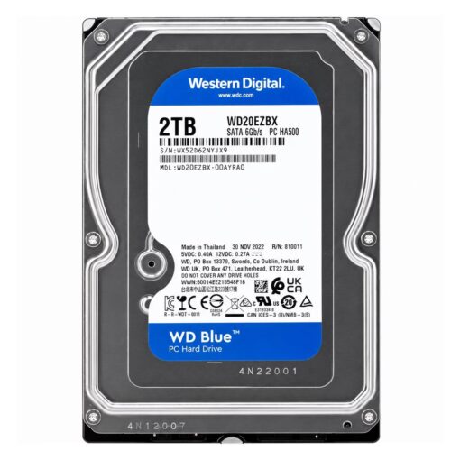 HD Western Digital Blue 2TB 3.5" SATA 3 7200RPM - WD20EZBX