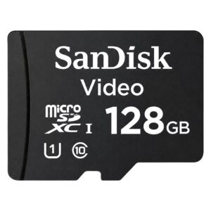Tarjeta De Memoria Micro SD SanDisk Video 128GB 100Mbs - SDSDQAS4-128G-BP